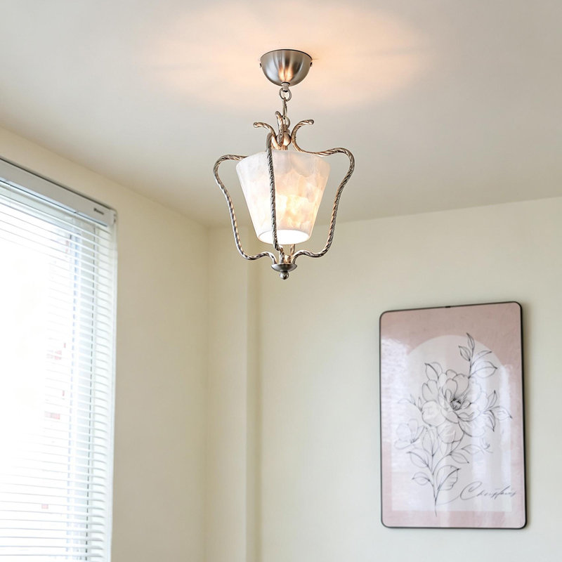 11.42" Simple Shell-Shaped 3-Color Ceiling Light – Minimalist Dimmable Lighting