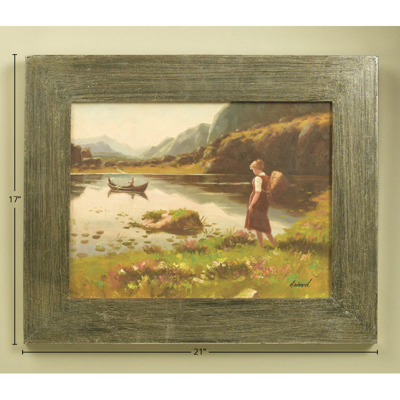 Reproduction d’art sur bois encadrée