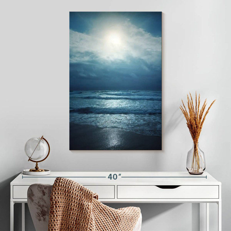 Gillard Moonlit Atlantic Ocean, 30" H x 20" W
