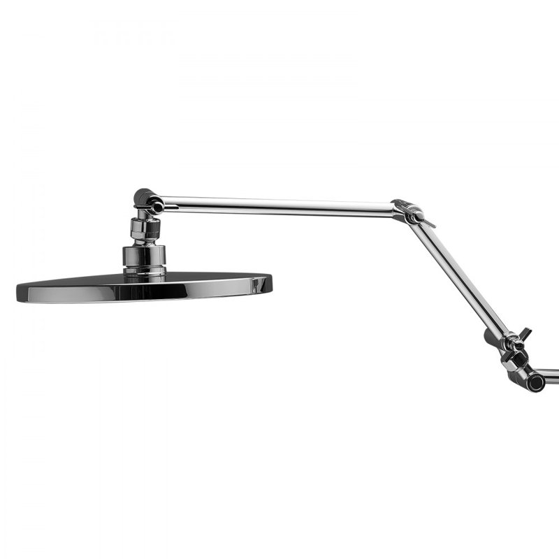 Shower Head Extension Arm Extender 16 in Adjustable Angle Height G1/2 Universal