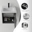 Meuble-lavabo suspendu de 40 cm avec lavabo, porte à fermeture douce, lavabo en céramique, meuble en contreplaqué, gris-133200614