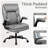 Ergonomic Faux Leather Home Office Chair-1840631453