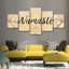 Zen Namaste - 5 impressions sur toile tendue-5692748