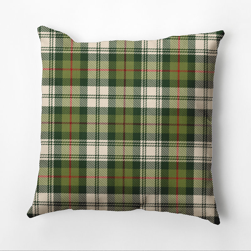 Housse et insert de coussin décoratif intérieur / extérieur en polyester / mélange de polyester, Vert audacieux, Oui