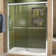 Duet 44" W x 72" H Bypass Sliding Semi-Frameless Shower Door with Clearmax™ Technology