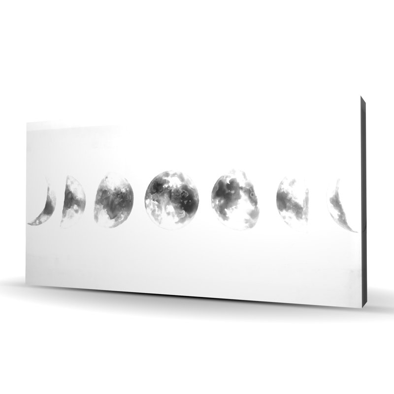«Eclipse in Plusieurs Phases», art mural sur toile Terre et galaxie