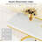 Narrow Console Table with Circular Base