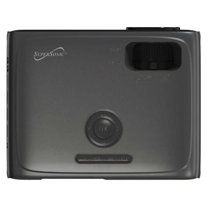 Projecteur DEL compact Supersonic® 1080p 300 lumens ANSI avec Bluetooth® et télécommande