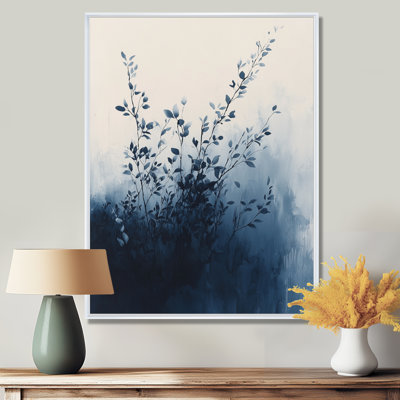Minimalisme, solitude des feuilles en monochrome I - plantes, art mural