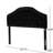 Queen Headboard In Black Velvet, Displaying Contemporary Beauty With Button Tufting Sized Velvet Modern Appeal And-1916673354-1916673353