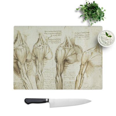 Human Anatomy Vol.8 by Leonardo Da Vinci Chopping Board