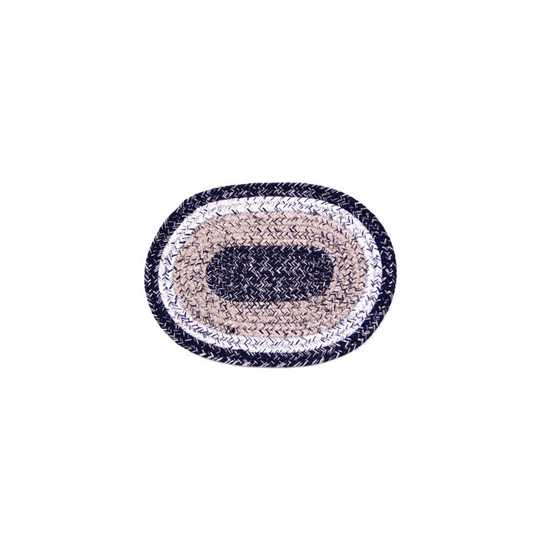 Récapitulatif en coton tressé Dimmick, H 0,5 po x l 19 po x P 13 po, Bleu marine