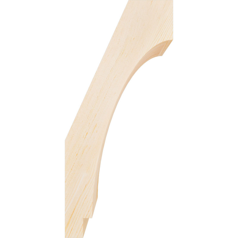 Attelle impériale du genou, Sapin de Douglas, Lisse, H 22 po x l 5,5 po x P 10 po
