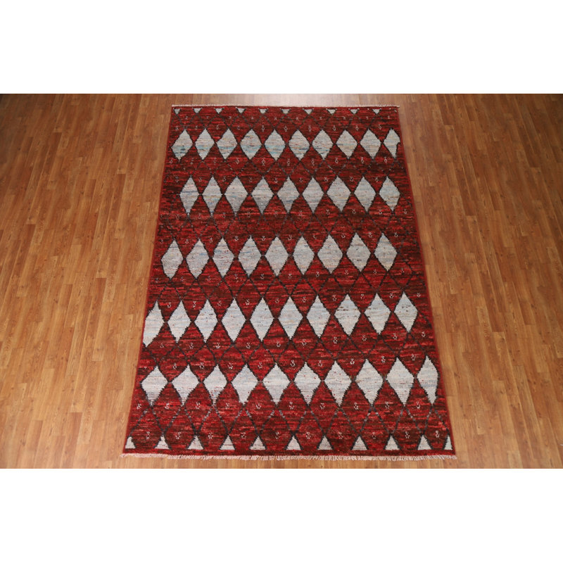 Tapis marocain noué à la main 7 x 10 All