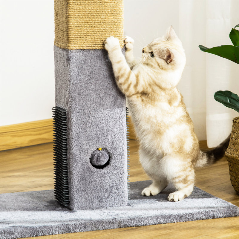 Latonya Scratching Post, Gray