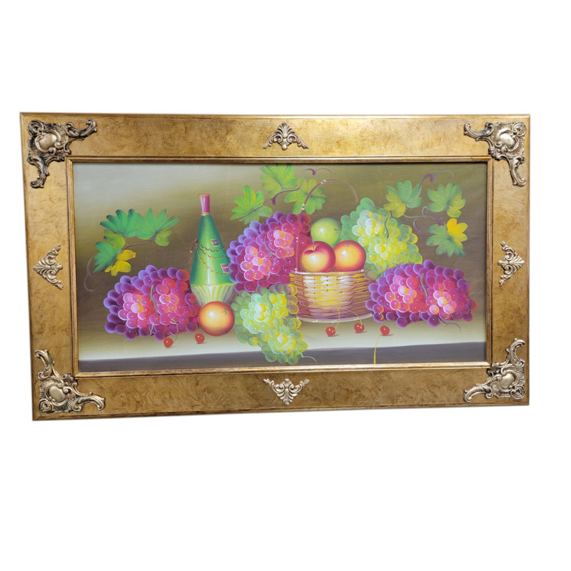 Bari Fruit Basket And Lamp;Bari Fruit Basket And Lamp Painting