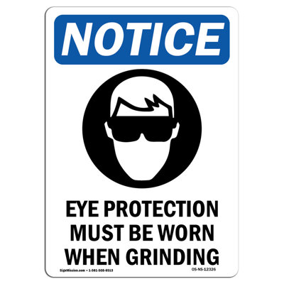 Eye Protection Must Sign