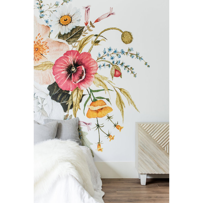 Floral Wallpaper, Non-Pasted