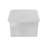 Wham Clip Square Plastic Storage Boxes with Secure Clip Lock Lids Clear/Clear/Clear