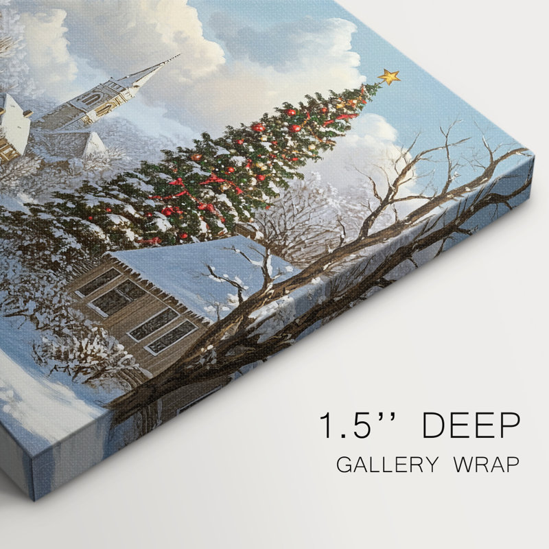 Christmas Holiday Arts - Gallery Wrapped Canvas, 24" H x 36" W