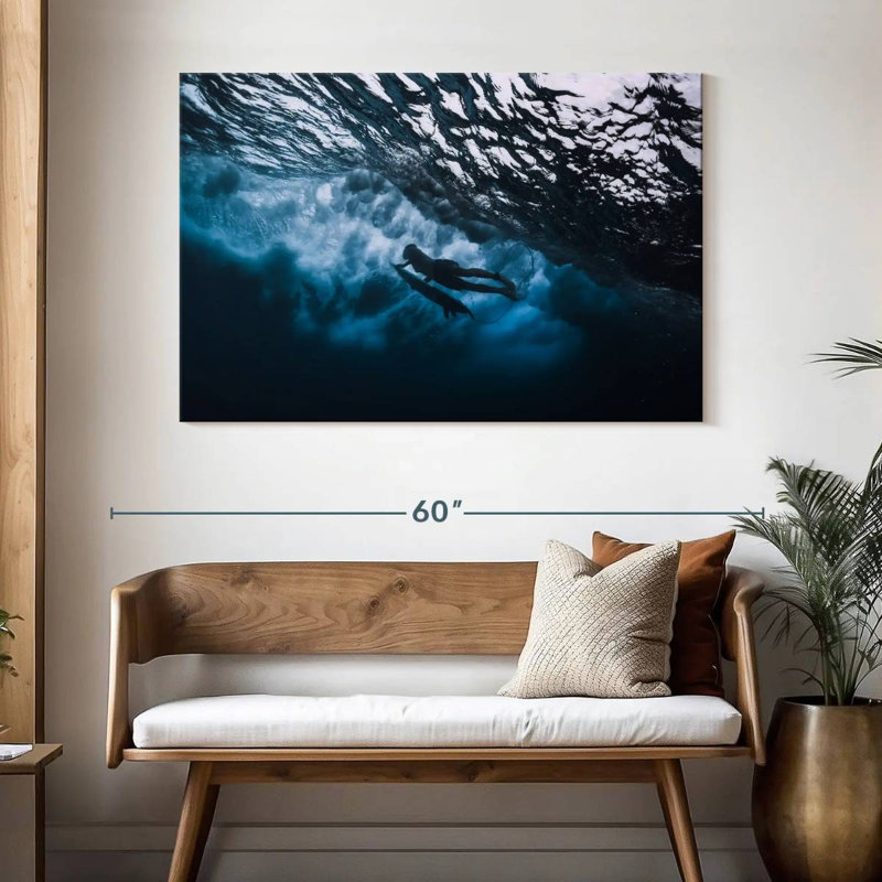 Senne Surfer Dive, 32" H x 48" W