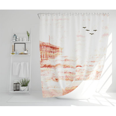 Dimesha Polyester Shower Curtain Set