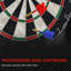 HOMCOM Bristle Dartboard And Cabinet Set
