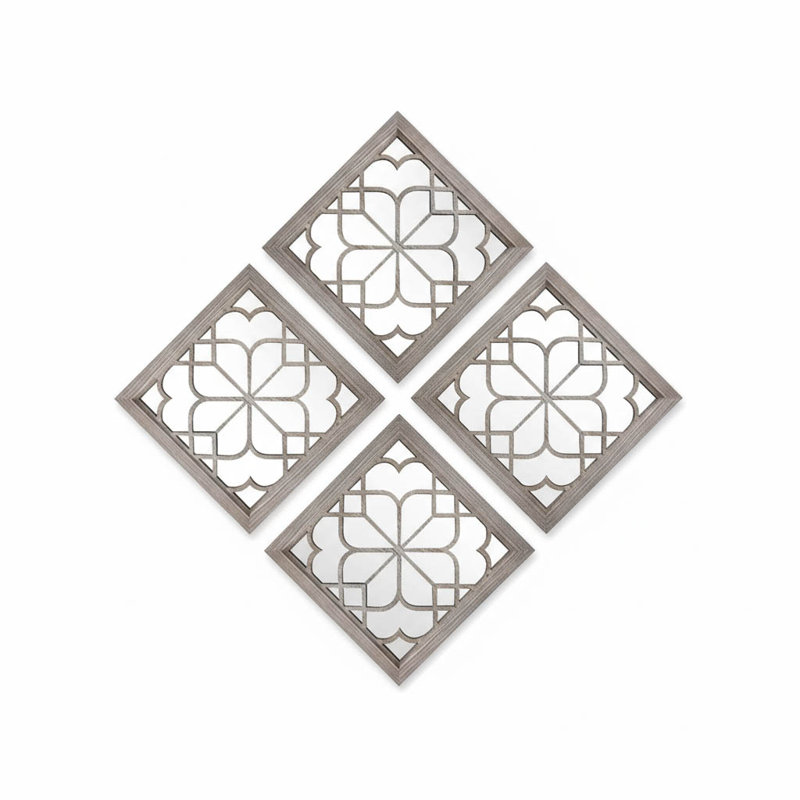 Square Mirror, Grey