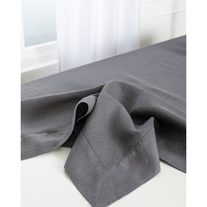 Nappe D'Moksha Homes, L 108 po x l 60 po, Gris anthracite