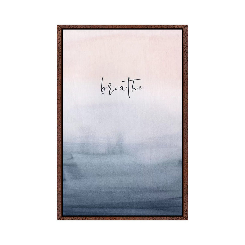 Breathe Doorways by Stephanie Ryan - Painting on Canvas, 66.04 cm H x 45.72 cm W, Classic Brown Wood Framed