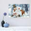 Woodland Snowman - Wrapped Canvas Print-639427932