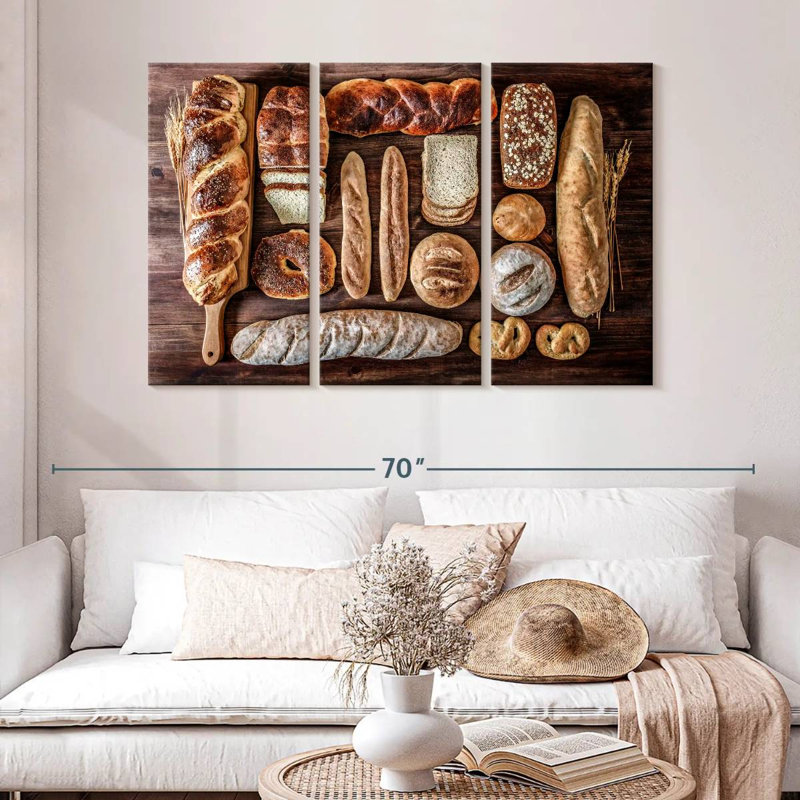 Yarlin Baked Breads For Breakfast, 32" H x 50" W