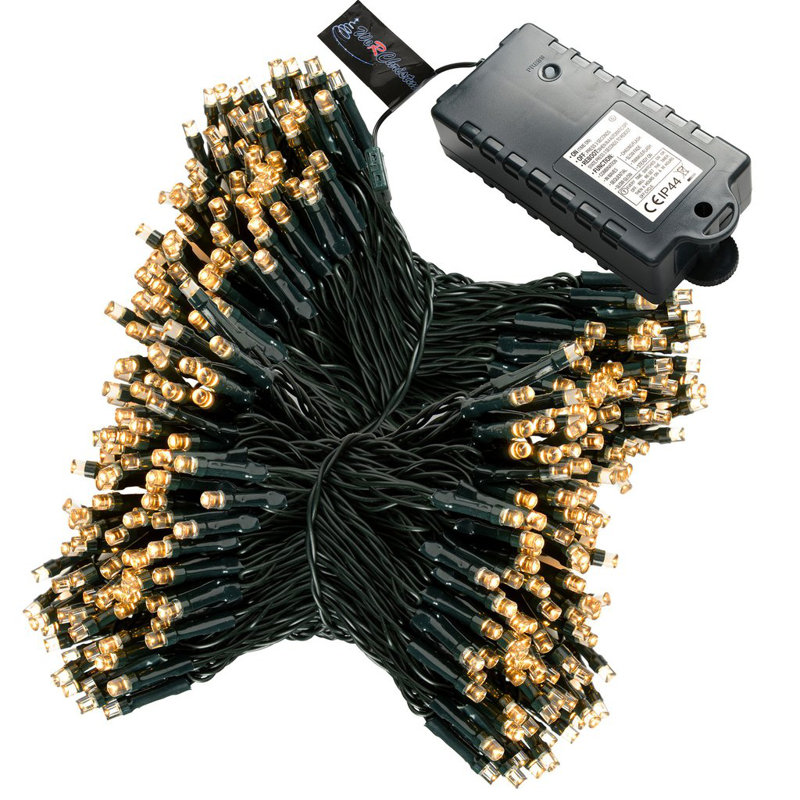 Outdoor Battery-Operated Multi-Function 400 LED String Lighting