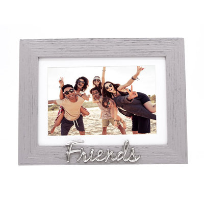 Diggins Grey Matte Picture Frame with Mat