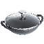 Minis Staub Cast Iron Wok with Lid-11998120