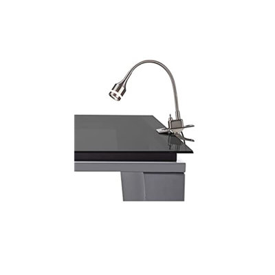 Lampe à pinces noires 14,5"