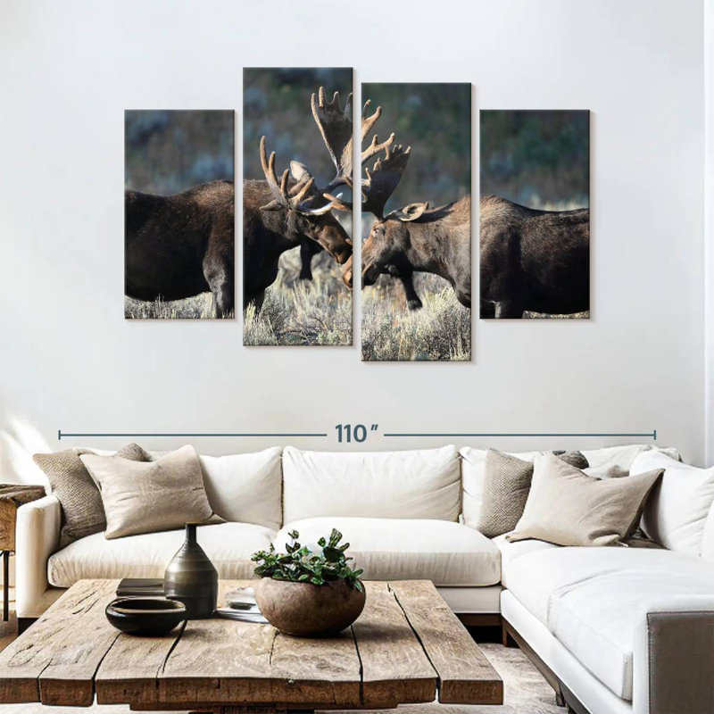 Moose In Grand Teton, 54" H x 84" W