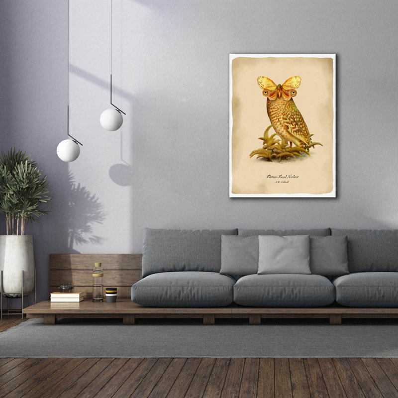 «Hoohoot» par Angela Tannehill, H 54 po x l 40 po x P 1,5 po