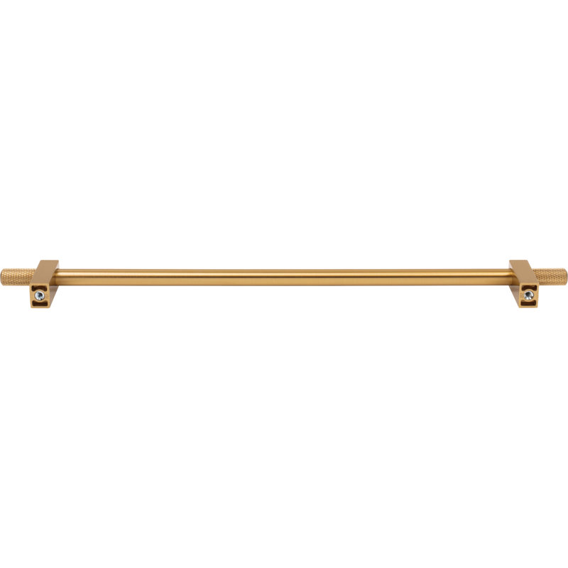 Larkin 4 Knurled Ends Bar Pull, Satin Bronze, 3 3/4"