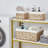 Wicker Basket, Set Of 3 Hand-Woven Water Hyacinth Storage Baskets For Organizing, Large Wicker Storage Basket Bins With Handles, Small Toilet Paper Storage Baskets For Shelves & Decor