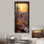 «Sunset Florals Windows View In Italy IV», art mural floral-34550221-660698