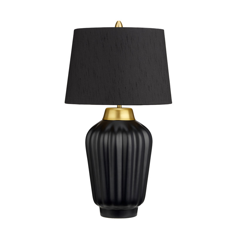 Bexley Table Lamp, Black/Brushed Brass