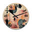 Horloge murale rétro en or rose Minimal Geometrics-617616964