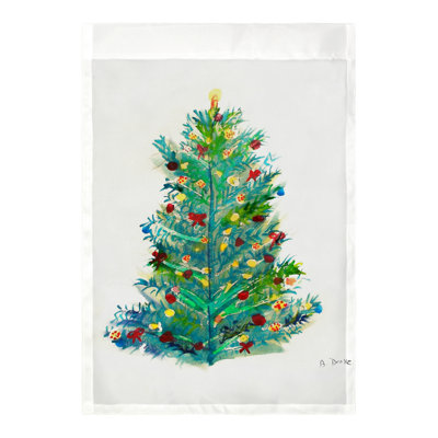 Francesca Double Sided 18'' H x 12.5'' W Polyester Christmas Garden Flag