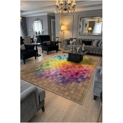 Tapis tissé à la crème Mosso