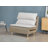40” Wide Convertible Chair With Pine Wood Frame - 3-position Adjustable-884267644