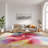 Nourison Color Splash 9' x 12' Ivory Multicolor Modern Rug-117953965