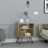 Nightstand 22"H, One Open Shelf, Single Door Cabient, Hairpin Legs, Light Oak-1405124925