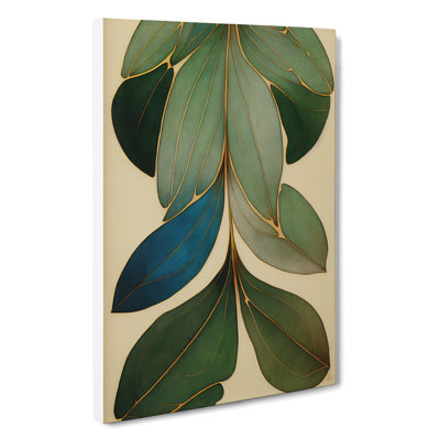 A Mysterious Leaves - Wrapped Canvas Painting