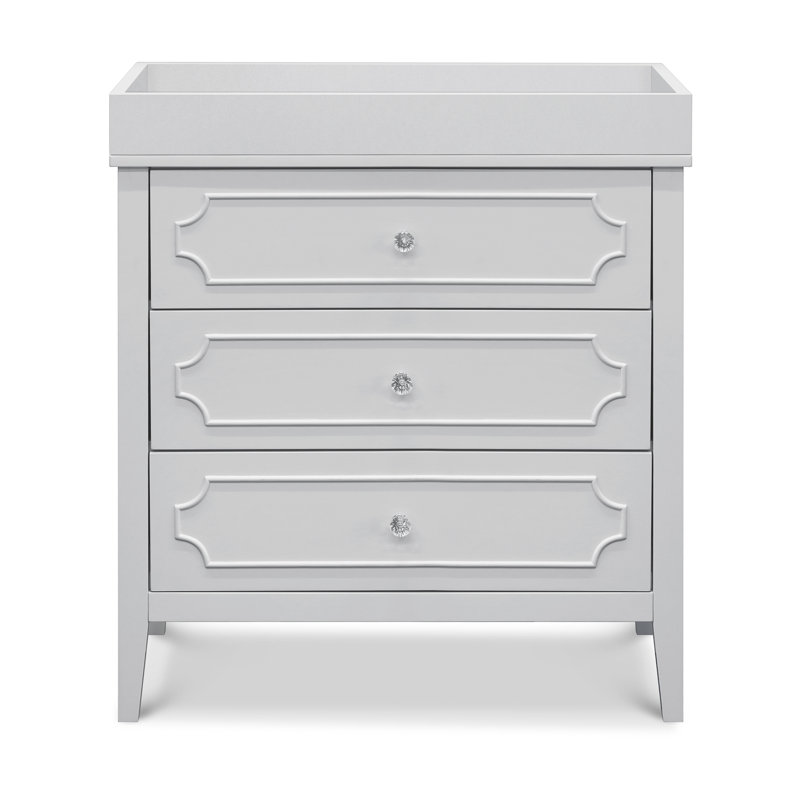 davinci fog grey dresser Chloe Regency 3-Drawer & Reviews atf-kg-11.12.25